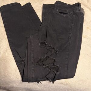 American Eagle Outfitters Black High Rise Jeans